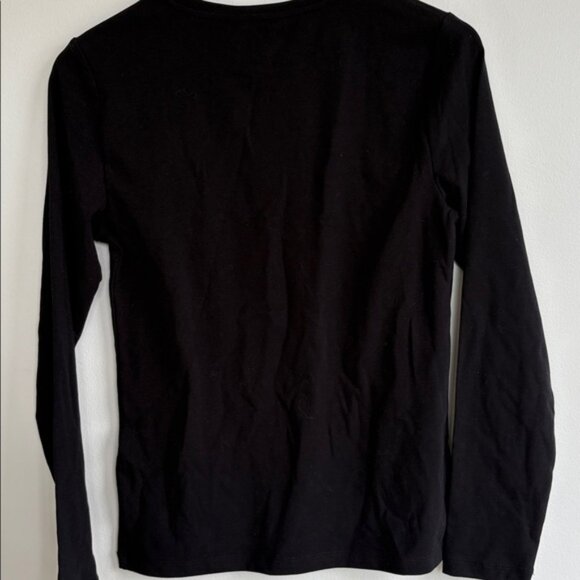 Refined Crew-Neck T-Shirt In Black - Picture 3 of 6